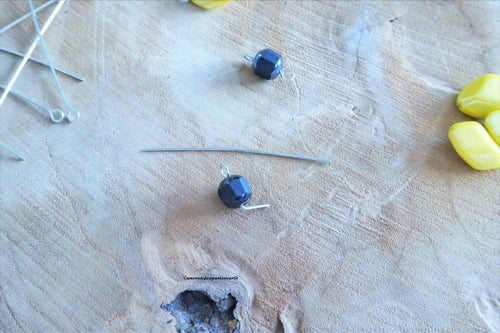 Tutoriel : former une boucle avec une tige en bijouterie DIY