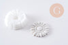 Emporte-Pièce Pâte polymère rond Fleur tournesol créole interchangeable 30mm, x1 (G10996)
