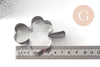 Emporte-pièce trèfle acier inoxydable 7.4cm, x1 (G11050)