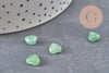 Cabochon coeur aventurine naturelle 8x8mm, x1 (G11044)