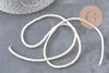 Perles heishi coquillage naturel blanc 3-4mm x1 fil de 60cm (G11092)