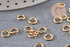 Anneaux rond ronds ouvert laiton brut 5.5mm, x10 VALIDE