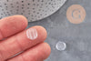 Protection Clips boucles d'oreilles silicone 4mm, x10 (G11090)