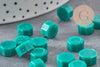 Granulés cire verte à cacheter, fourniture pour création de sceaux personnalisés pour sceaux et invitations de mariage DIY, x100 (G3282)