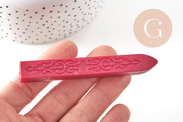Batonnet de cire à cacheter rouge sans mèche, x1 (G3191)