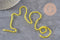 Perles cristal toupies à facette jaune transparent 3-3.3mm, x1 fil de 38cm (G11110)