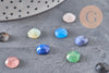 Cabochon carré pierre naturelle 8x8mm, x1 VALIDE