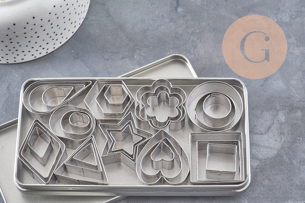 Emporte-Pièces Pâte polymère patisserie , x30 (G11121)