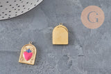 Sacred Arch 304 Stainless Steel IP Gold Plated 21mm Pendant, x1 (G11265)