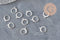 Supports boucles dormeuses acier inoxydable 304 argenté 14.5mm, x10 (G11185)
