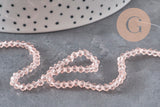 Perles toupies cristal à facette rose clair 3.8x3mm, x1 fil de 32.5cm-Perles-Gingerlily Perles
