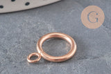 Fermoir boucle OT acier 304 inoxydable IP or rose 19mm, x1 (G11351)