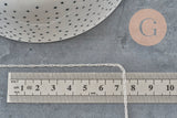 Chaine maille Singapour fer et laiton argenté 2mm, x 1mètre (G11399)-Chaînes-Gingerlily Perles
