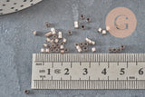 Perles tube verre marron glacé Silver Lined 2,5mm, x1 sachet de 8g (G11402)-Perles-Gingerlily Perles