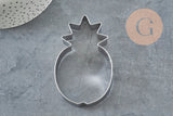 Moule Emporte-pièce ananas 87.5mm, x1 (G11407)-Moules pour loisirs créatifs-Gingerlily Perles