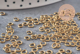 Anneaux de jonction laiton bronze 4mm/0.8mm, x5 grammes (G11354)-Anneaux-Gingerlily Perles