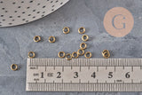 Anneaux de jonction laiton bronze 4mm/0.8mm, x5 grammes (G11354)-Anneaux-Gingerlily Perles
