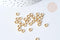 Anneaux ronds acier 304 inoxydable doré IP 5mm, x50 (G7709)