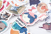 Autocollant chats variés 40x70mm, x50 (G10539)