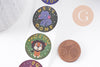 Autocollant encouragements animaux professeur anglais 30mm, x500 (G10065)