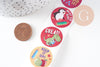 Autocollant encouragements animaux professeur anglais 30mm, x500 (G10819)