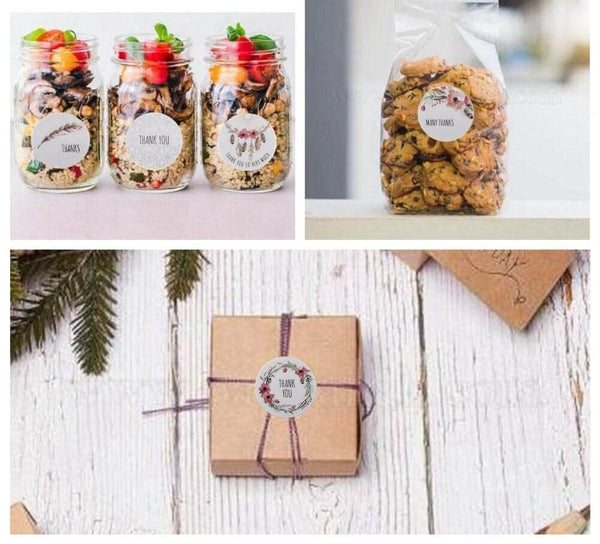 Autocollants merci, x500 (G8423)