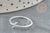 Bague fine éclair argent 925 massif 24mm, x1 (G9139)