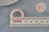 Bague quartz fraise naturel 17-20mm, x1 (G11409)-Bague-Gingerlily Perles