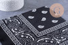 Bandana motif Cachemire Polyester 55cm, x1 (G10691)