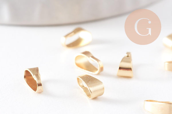 Bélières en acier inoxydable pour pendentifs et bijoux DIY