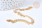 Bracelet Pastilles rondes acier 304 inoxydable, sans nickel, 18cm, x1 (G7909)