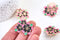 Broche pins Fleurs motif végétal doré émail,broche dorée, décoration veste, 30x25mm,x1 G5555