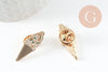 Broche pins glace à l'italienne émaillé 28.5mm, idée cadeau EVJF anniversaire x1 (G9472)