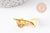 Broche pins trompette tuba zamac doré 29.5mm, x1 (G10159)
