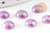 Cabochon dôme rond verre irisé 9mm, x20 (3 GR) (G1550)