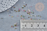 Cabochon forme diamant tourmaline naturelle 1.5mm, x1 (G8744)