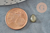 Cabochon goutte labradorite naturelle 6x8mm, x1 (G2270)