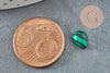 Cabochon goutte malachite de synthèse 6x8mm, x1 (G2807)