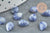 Cabochon goutte sodalite bleue 8x6mm, x1 (G2261)