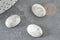 Cabochon ovale howlite blanche naturelle 18 x13mm, x1 (G2021)