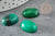 Cabochon ovale jade naturel marbré vert 18 x13mm, x1 (G2064)
