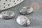 Cabochon ovale jaspe zebra naturel 13x18mm, x1 (G5050)
