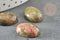 Cabochon ovale unakite naturelle 18x13mm, x1 (G2482)