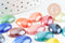 Cabochon ovale verre irisé 18x13mm, x20 (G0117)