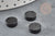 Cabochon rond agate naturelle noire 10mm, x1 (G2249)