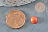 Cabochon rond aventurine rouge naturelle 8mm, x1 (G2230)