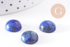 Cabochon rond bleu lapis lazulis naturel 12mm, x1 (G2656)