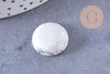 Cabochon rond dôme pierre naturelle et de synthèse 18mm, x1 (G10711)