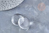 Cabochon rond en Plexiglas transparent 22m, x1 (G8198)