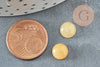 Cabochon rond jade naturel jaune 8mm, x1 (G1140)